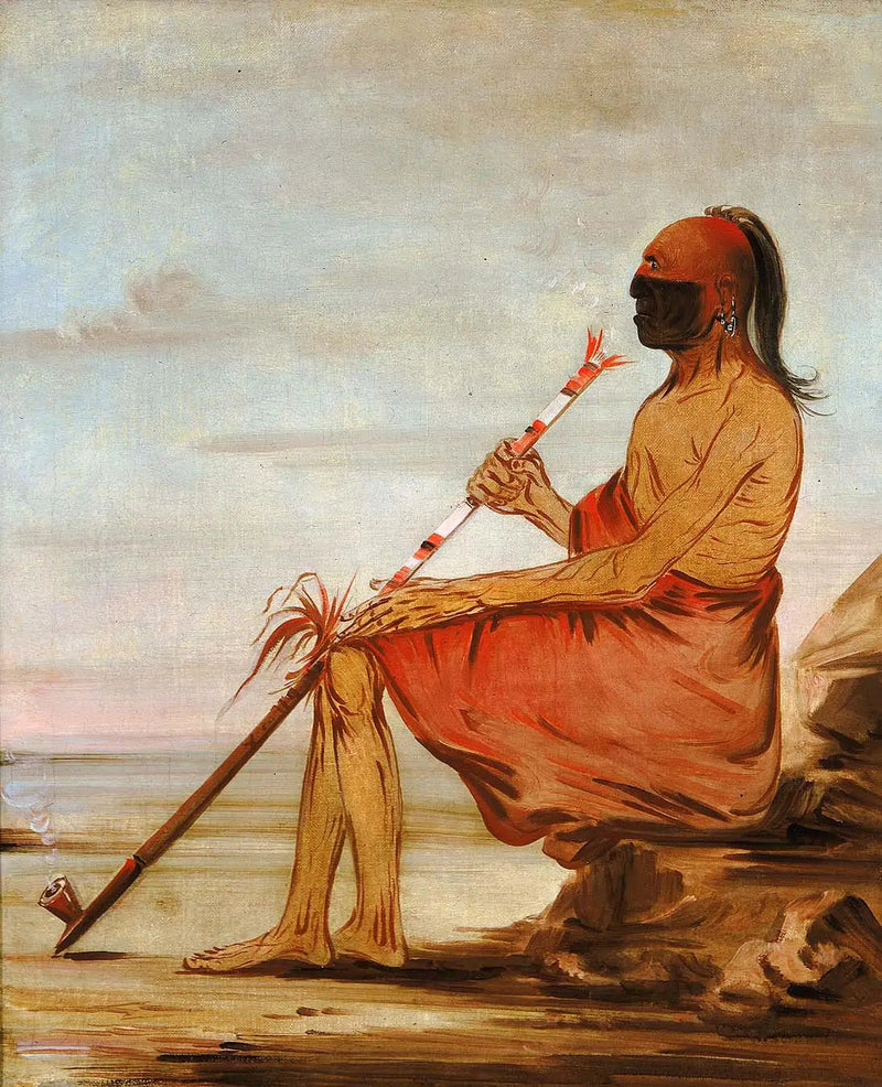 Coo-coo-coo, der Uhu, ein alter Häuptling - George Catlin