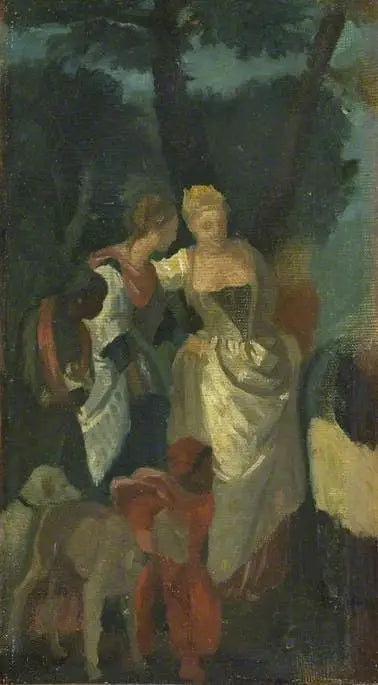 Kopie nach „Die Entdeckung des Moses“ von Veronese - Edgar Degas