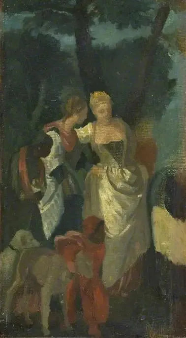 Kopie nach „Die Entdeckung des Moses“ von Veronese - Edgar Degas