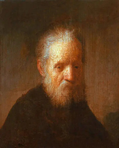 Kopie von „Büste eines alten Mannes“ - Rembrandt