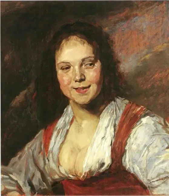 Kopie der Zigeunerin nach Frans Hals (Junge Frau) - Max Liebermann