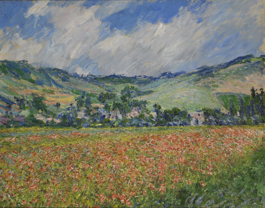 Mohnfeld. Umgebung von Giverny - Claude Monet