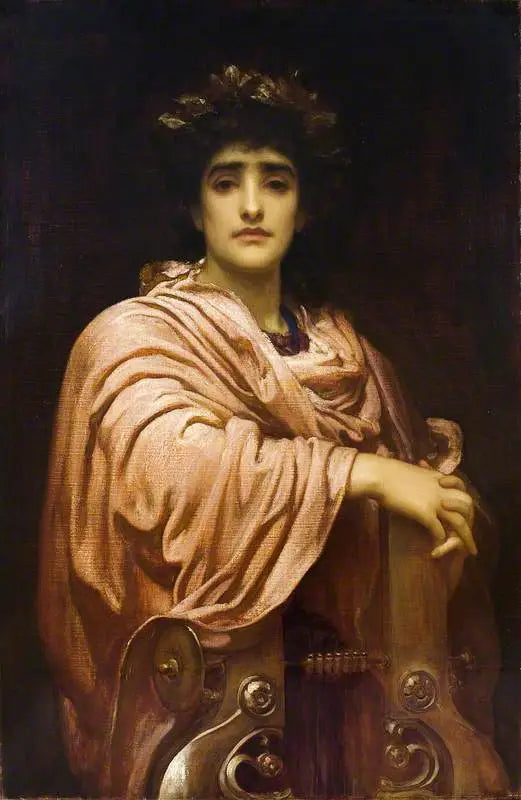 Corinne de Tanagra - Frederic Leighton image 1 reproduction artisanale de tableau