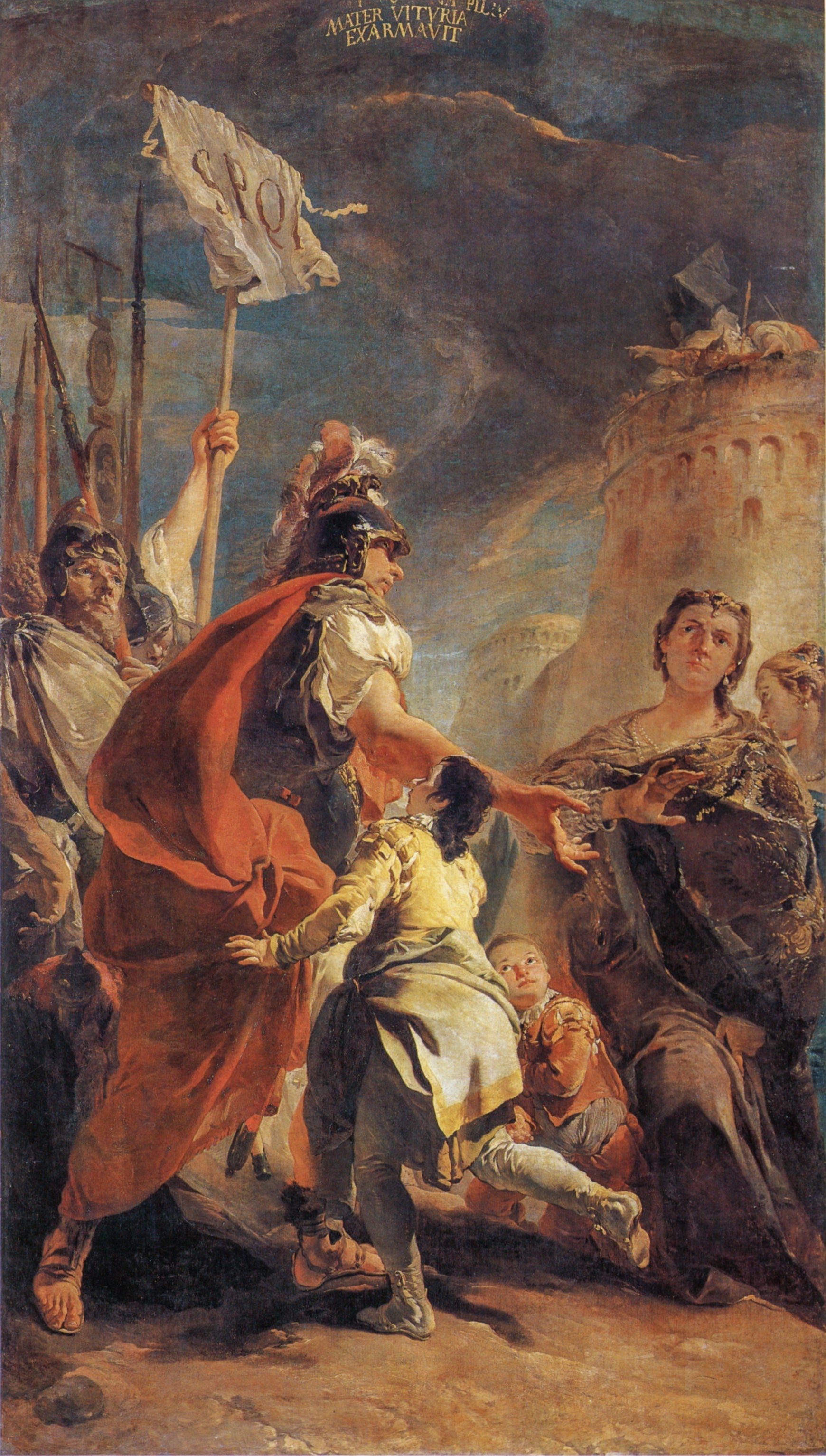 Coriolan aux murs de Rome - Giovanni Battista Tiepolo - Alpha Reproduction
