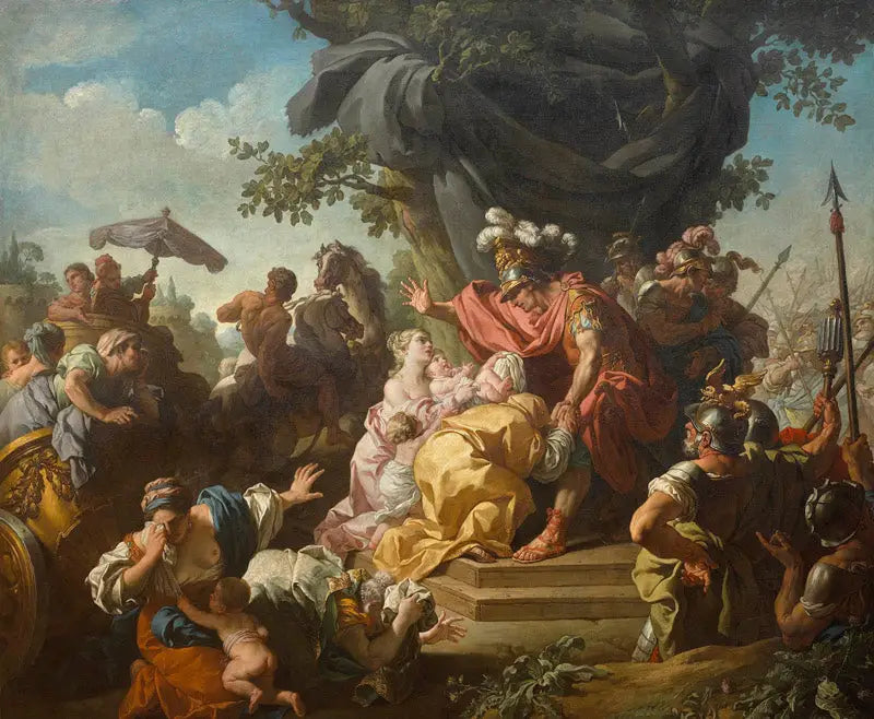 Coriolan bei den Volsker - Louis Jean François Lagrenée