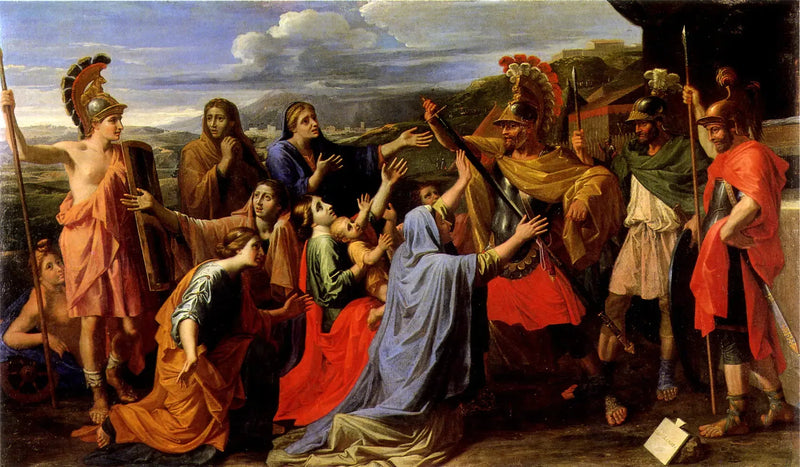 Coriolanus bereitgestellt von seiner Familie - Nicolas Poussin