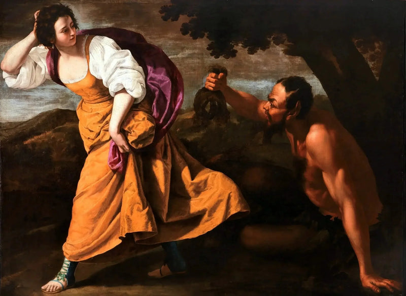 Korsika und der Satyr - Artemisia Gentileschi