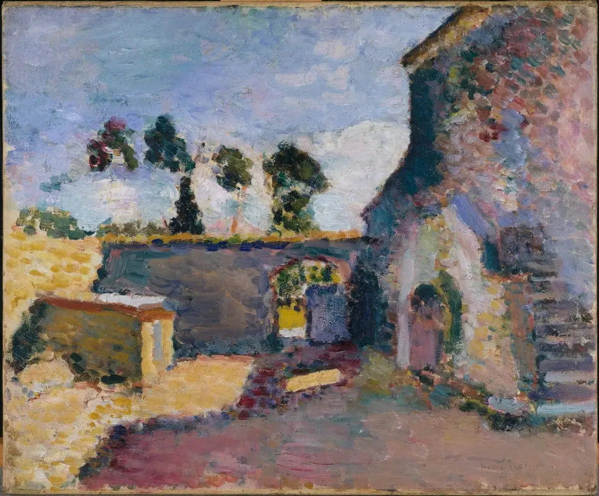 Corse, le vieux moulin - Henri Matisse image 1 reproduction artisanale de tableau