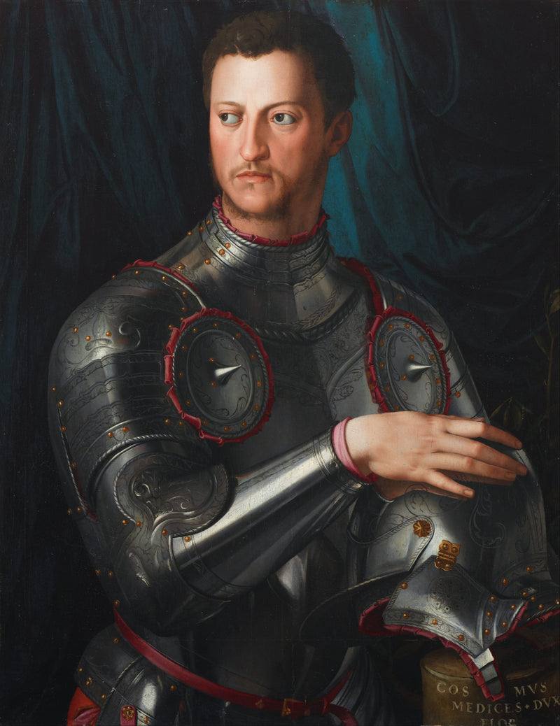 Cosme I. von Toskana in Rüstung - Bronzino