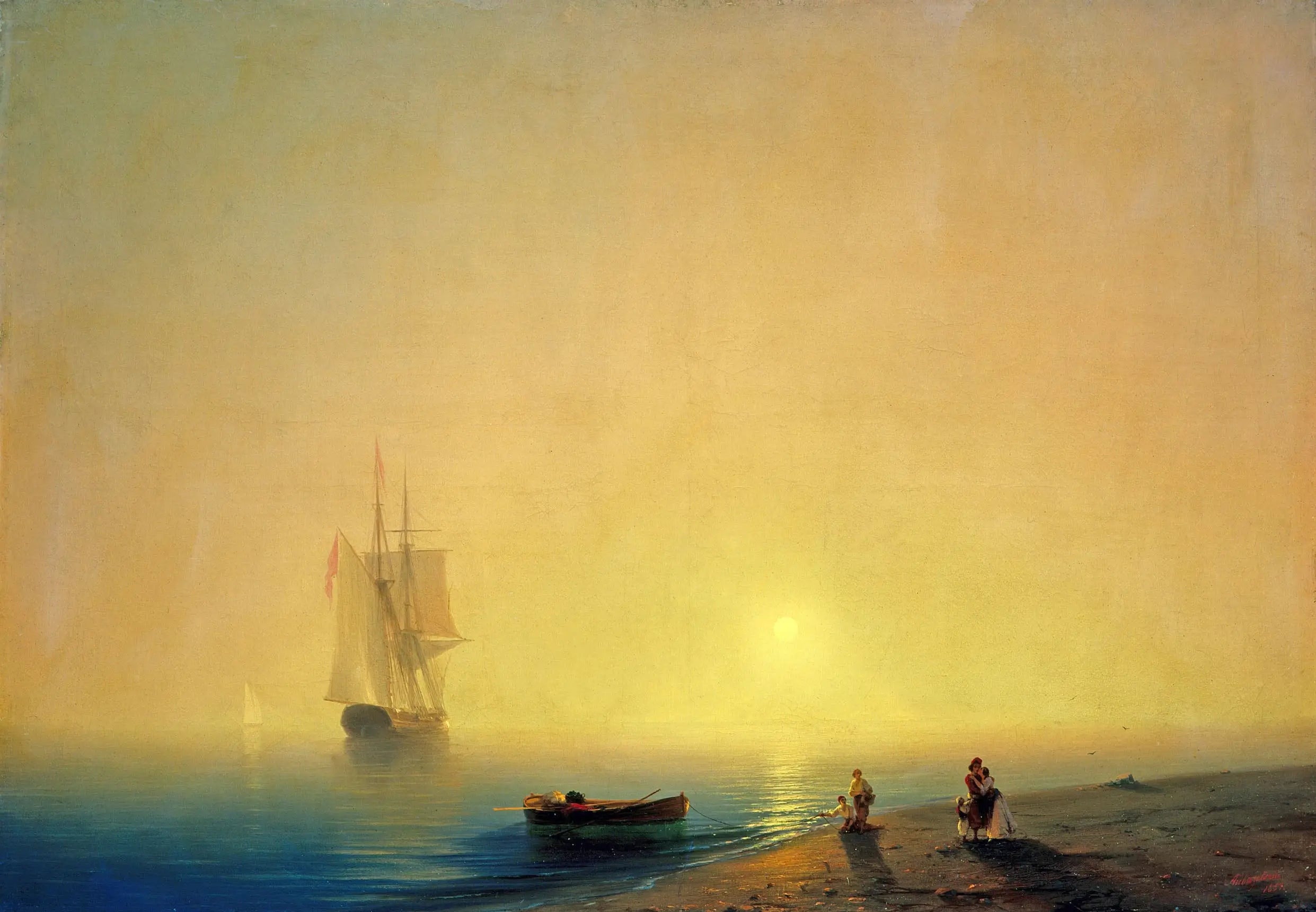 Côte - Ivan Aïvazovski - Alpha Reproduction
