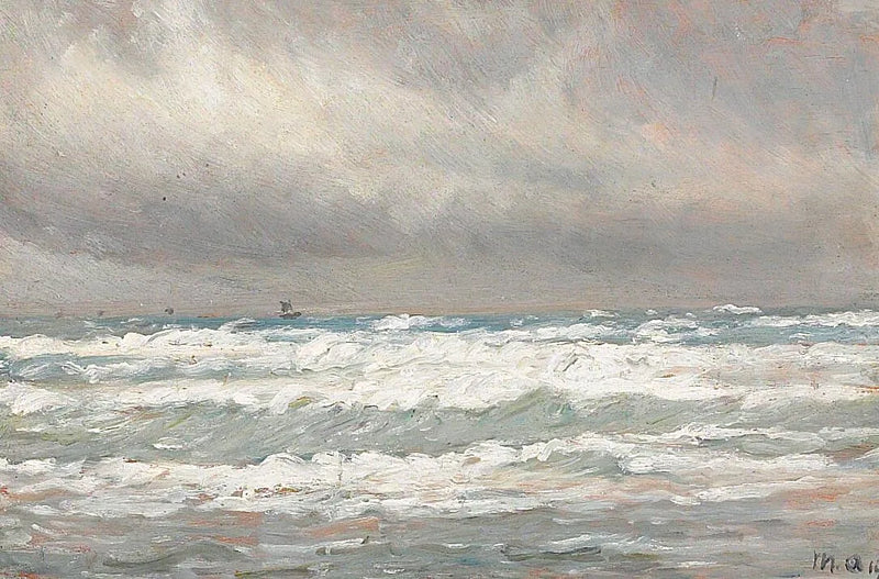 Küste an einem windigen Tag. – Michael Peter Ancher