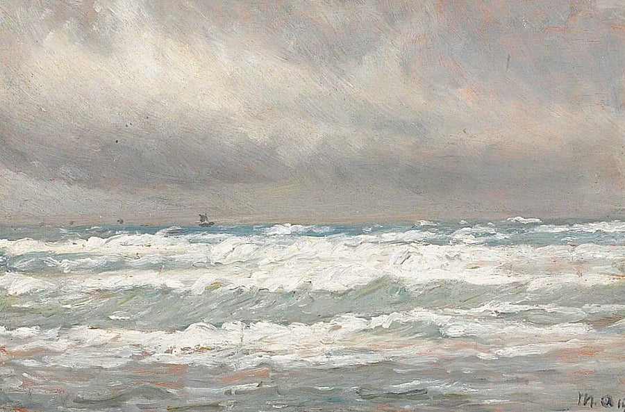 Küste an einem windigen Tag. – Michael Peter Ancher