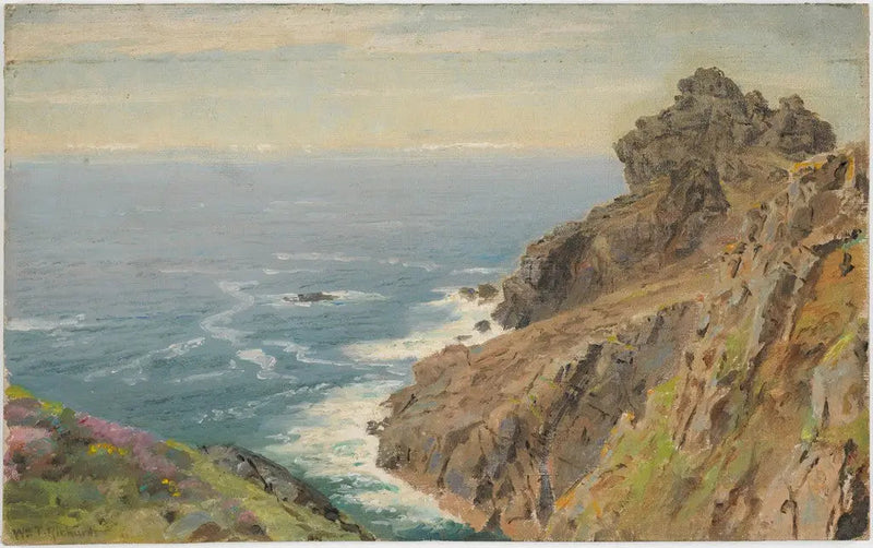 Küste bei Boscastle, Cornwall - William Trost Richards