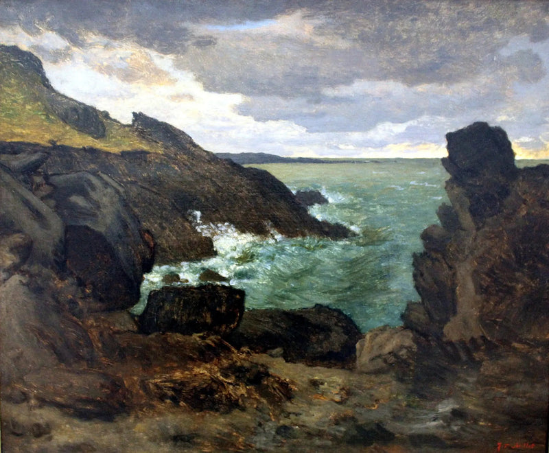 Küstenlandschaft in Gréville - Jean-François Millet