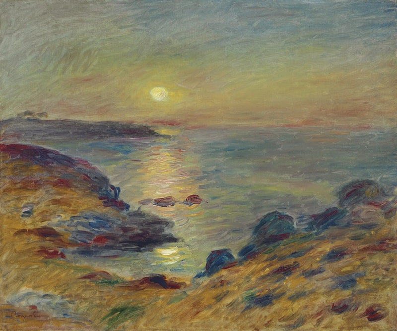 Sonnenuntergang in Douarnenez - Pierre-Auguste Renoir