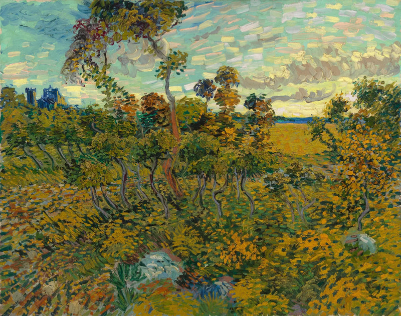 Sonnenuntergang in Montmajour - Vincent van Gogh