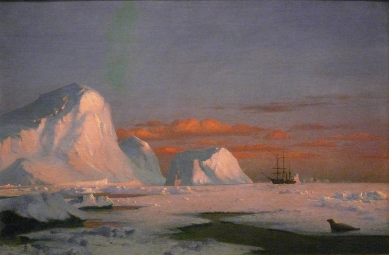 Arktischer Sonnenuntergang - William Bradford