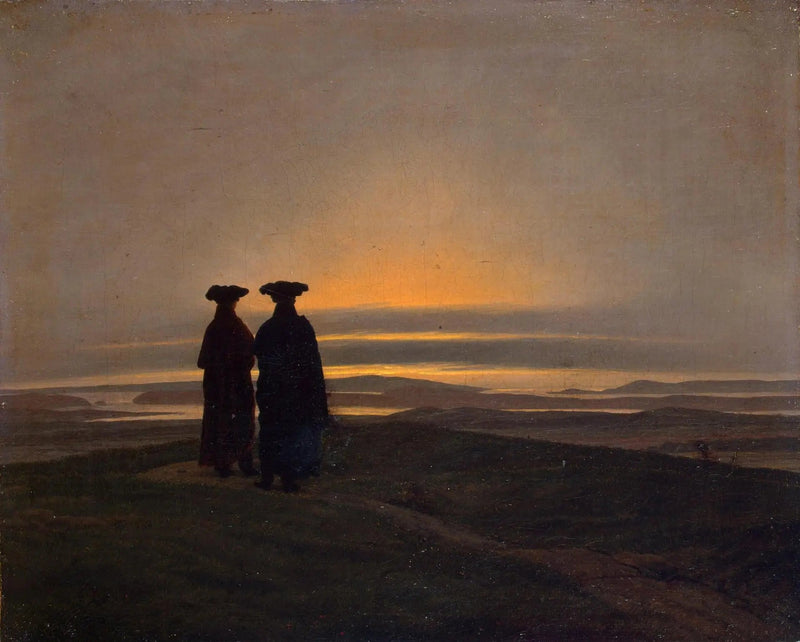 Sonnenuntergang - Caspar David Friedrich