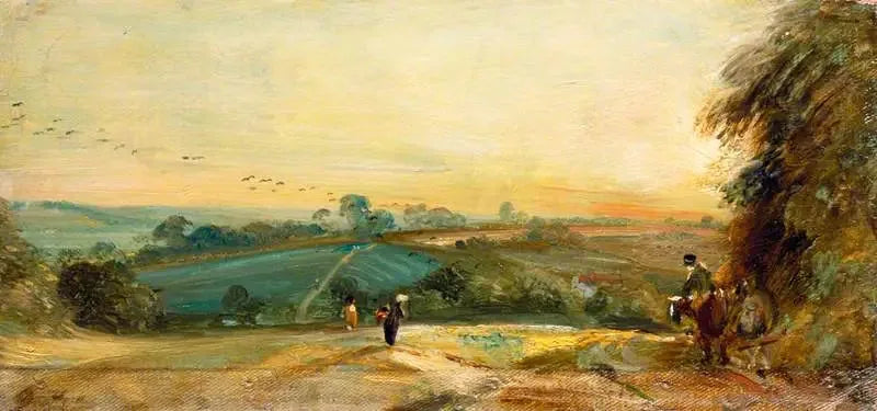 Herbstsonnenuntergang - John Constable