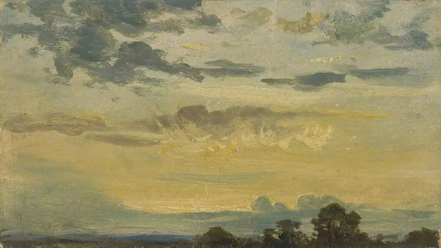 Sommerlicher Sonnenuntergang - John Constable