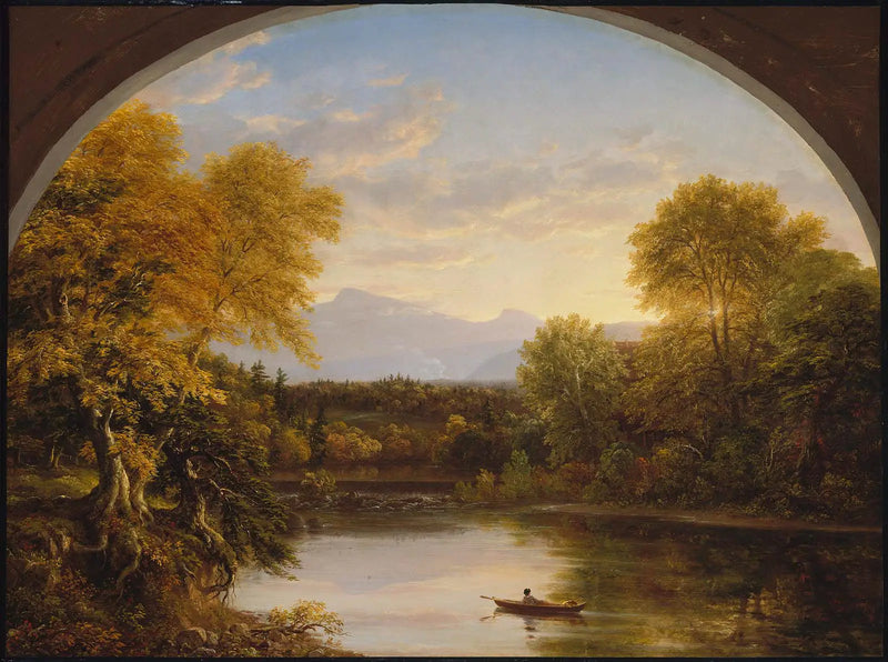 Sonnenuntergang in den Catskills - Thomas Cole