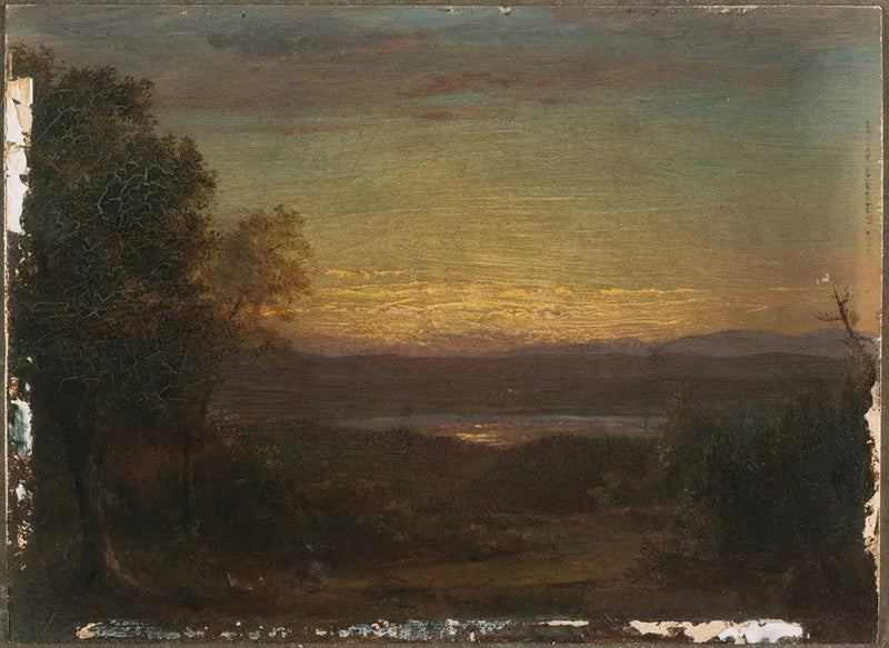 Sonnenuntergang von Olana - Frederic Edwin Church
