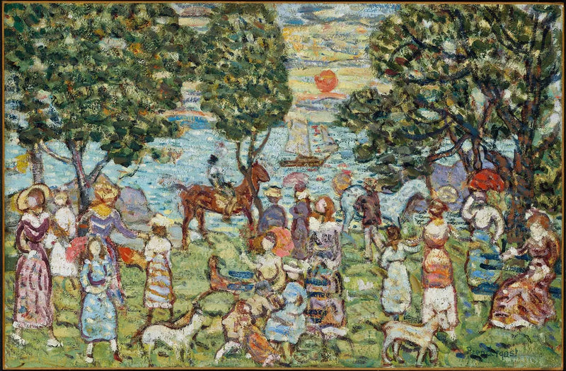 Sonnenuntergang - Maurice Prendergast