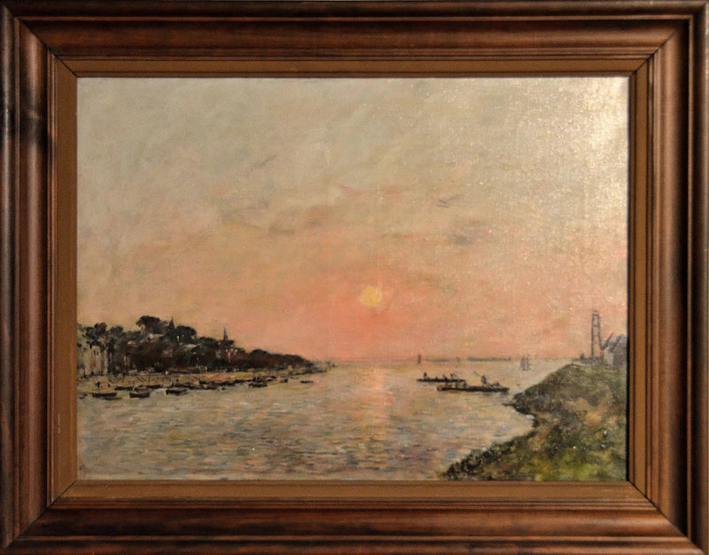 Sonnenuntergang, Saint-Valéry-sur-Somme - Eugène Boudin