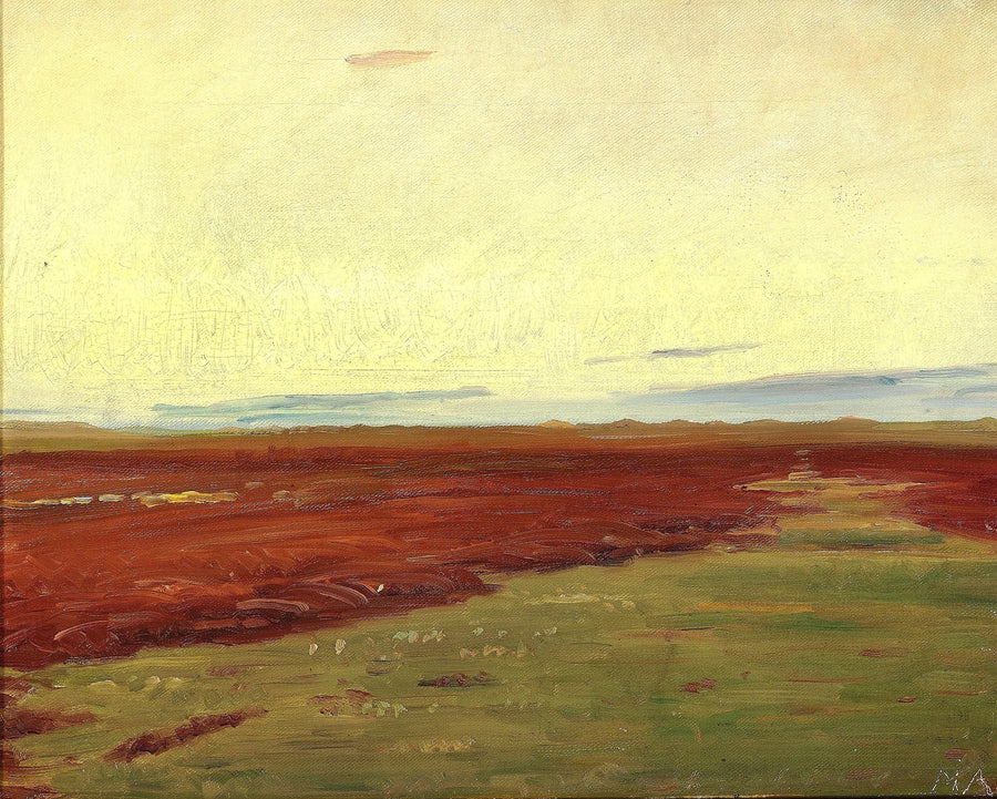 Sonnenuntergang über Brovandene, Skagen. -Michael Peter Ancher