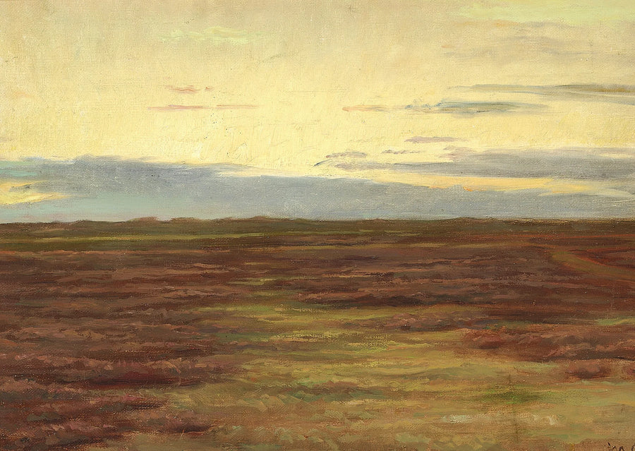 Sonnenuntergang über Brovandene, südlich von Skagen. - Michael Peter Ancher