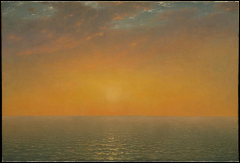 Sonnenuntergang über dem Meer - John Frederick Kensett
