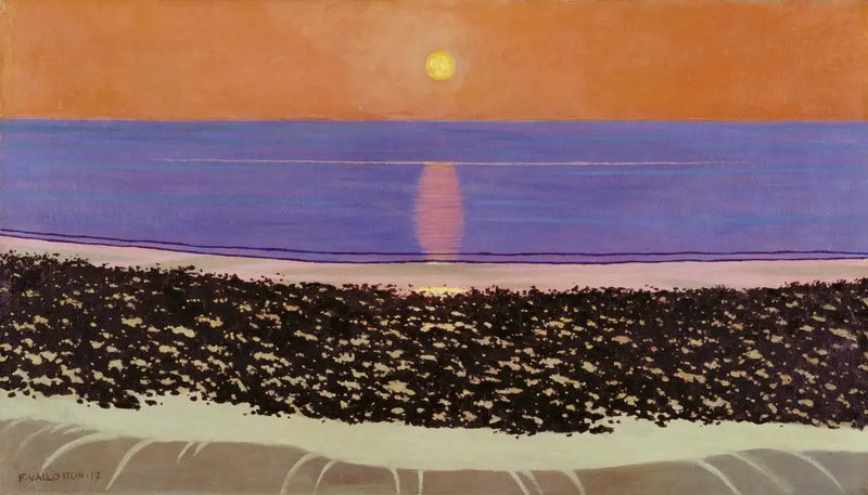 Sonnenuntergang. Villerville - Félix Vallotton