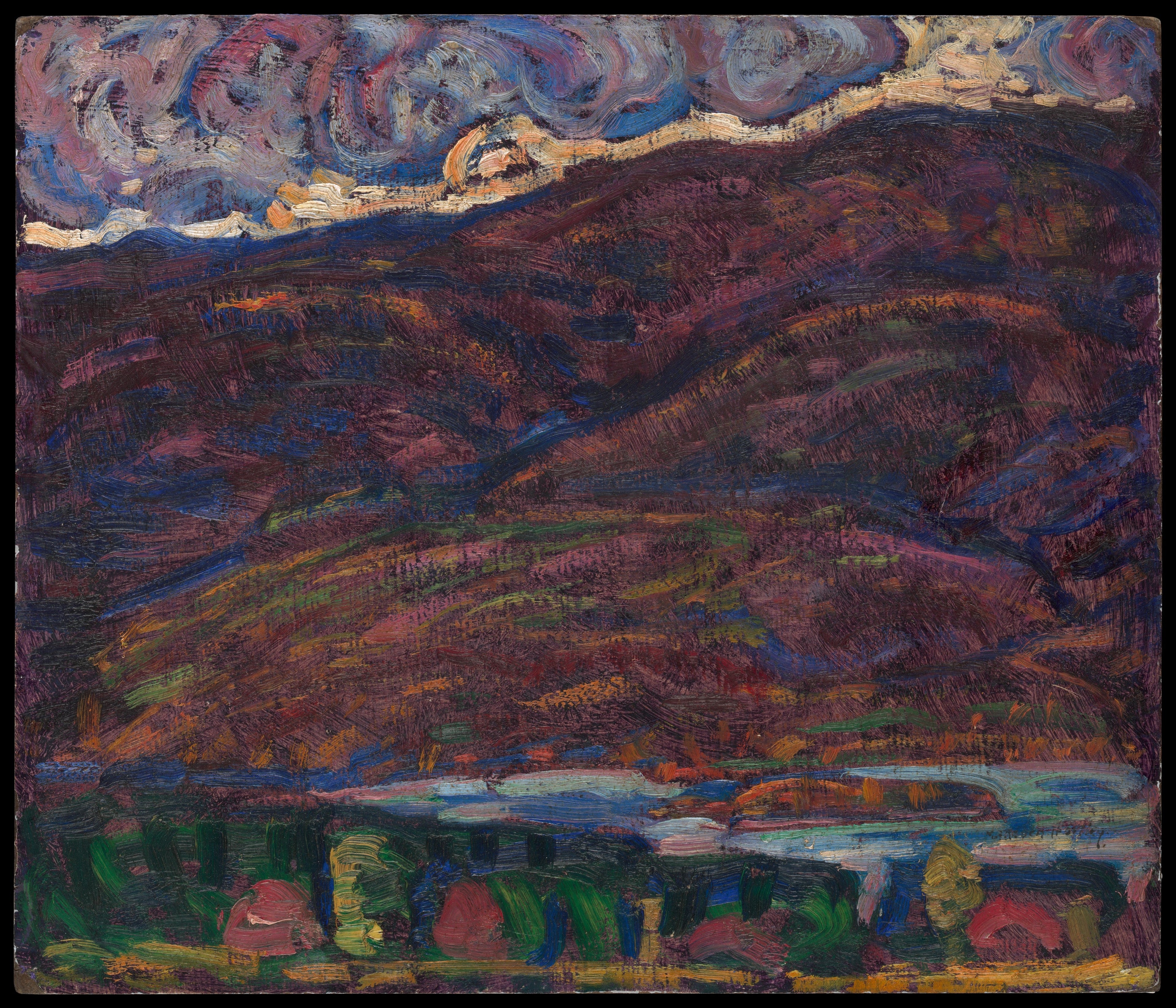Couleurs d'automne - Marsden Hartley image 1 reproduction réalisée par Alpha Reproduction