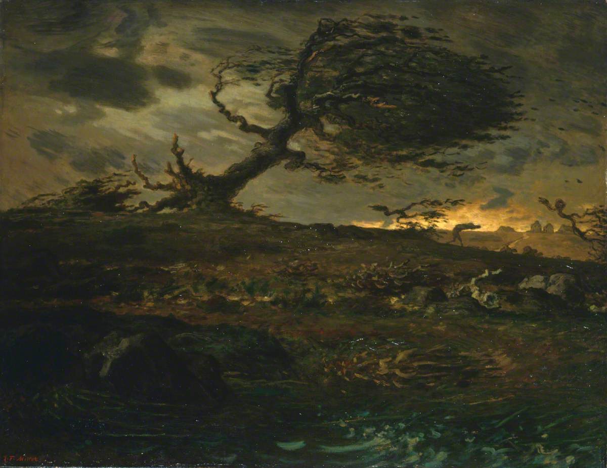 Windstoß - Jean-François Millet