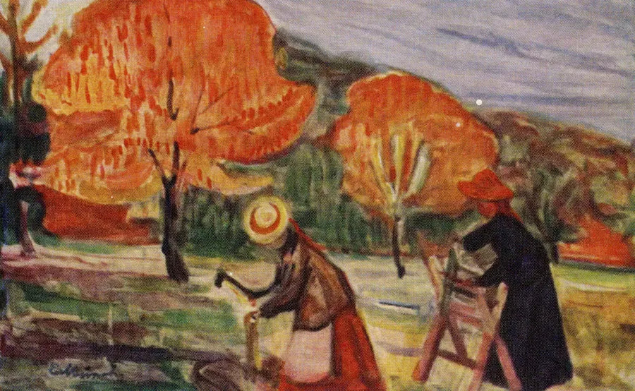 Holzschnitt und -bearbeitung - Edvard Munch