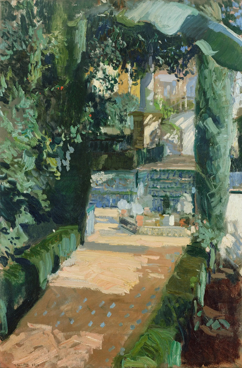 Hof der Tänze, Alcázar, Sevilla - Joaquín Sorolla