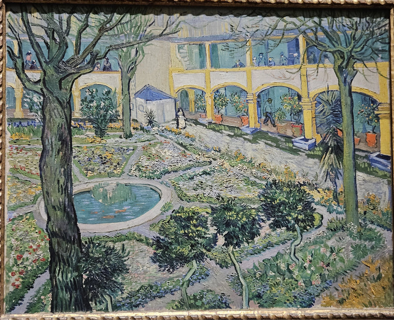 Der Hof des Krankenhauses in Arles - Vincent van Gogh