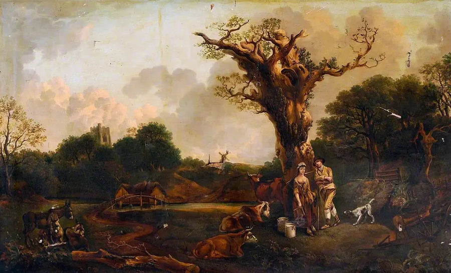 Rustikaler Hof - Thomas Gainsborough
