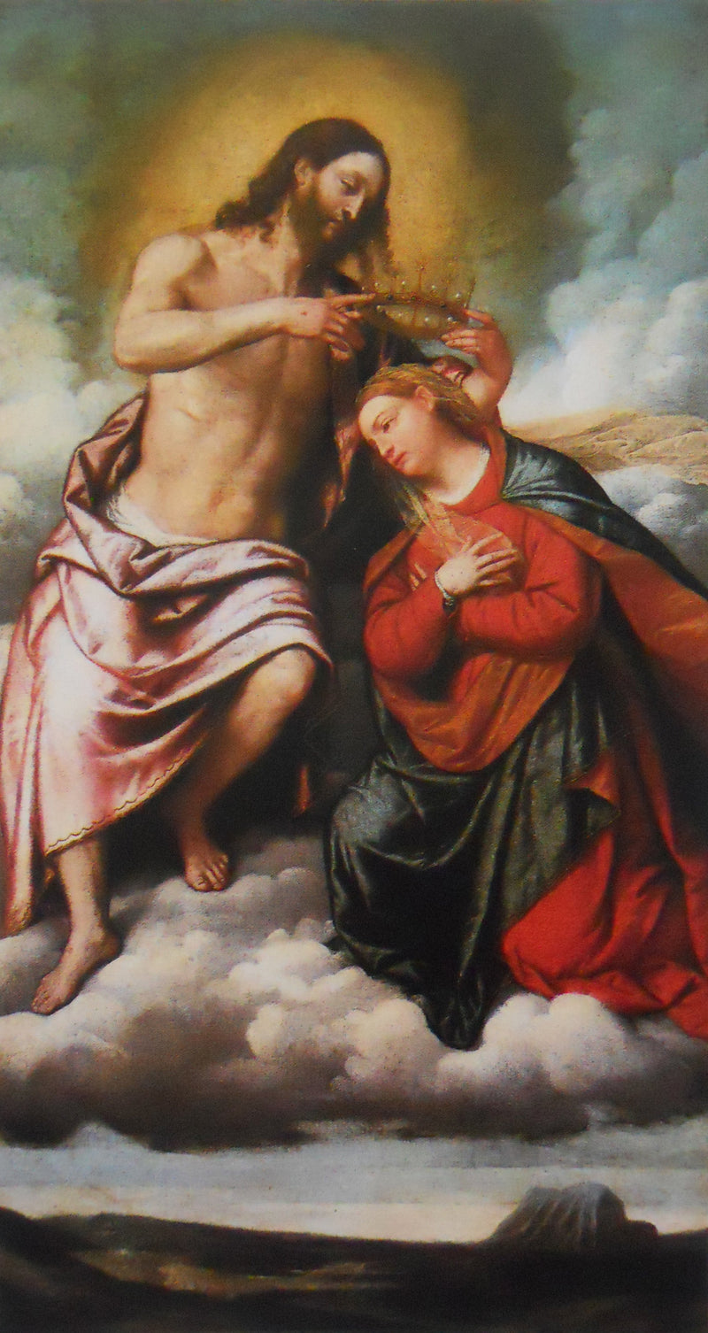 Krönung der Jungfrau - Alessandro Bonvicino