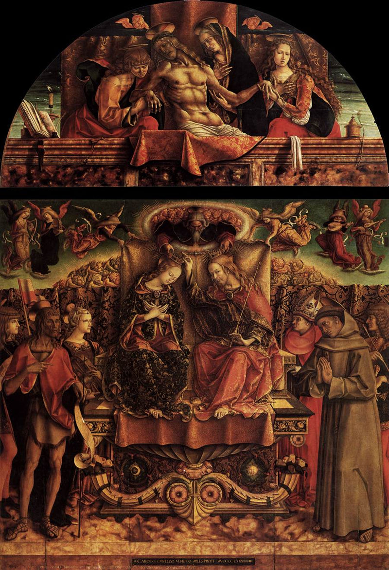 Krönung der Jungfrau - Carlo Crivelli