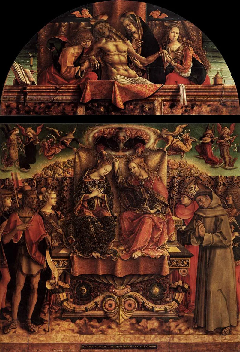 Krönung der Jungfrau - Carlo Crivelli