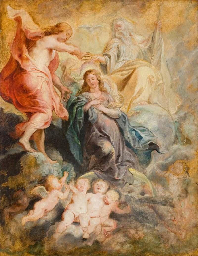 Krönung der Jungfrau - Peter Paul Rubens