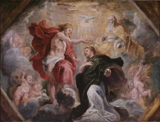 Krönung der Jungfrau - Peter Paul Rubens