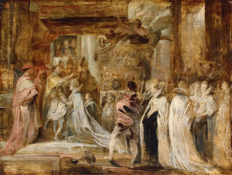 Krönung der Maria von Medici - Peter Paul Rubens