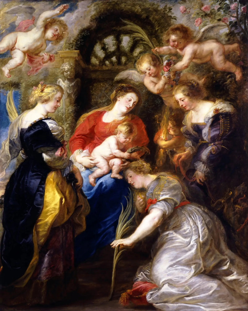 Krönung der Heiligen Katharina - Peter Paul Rubens