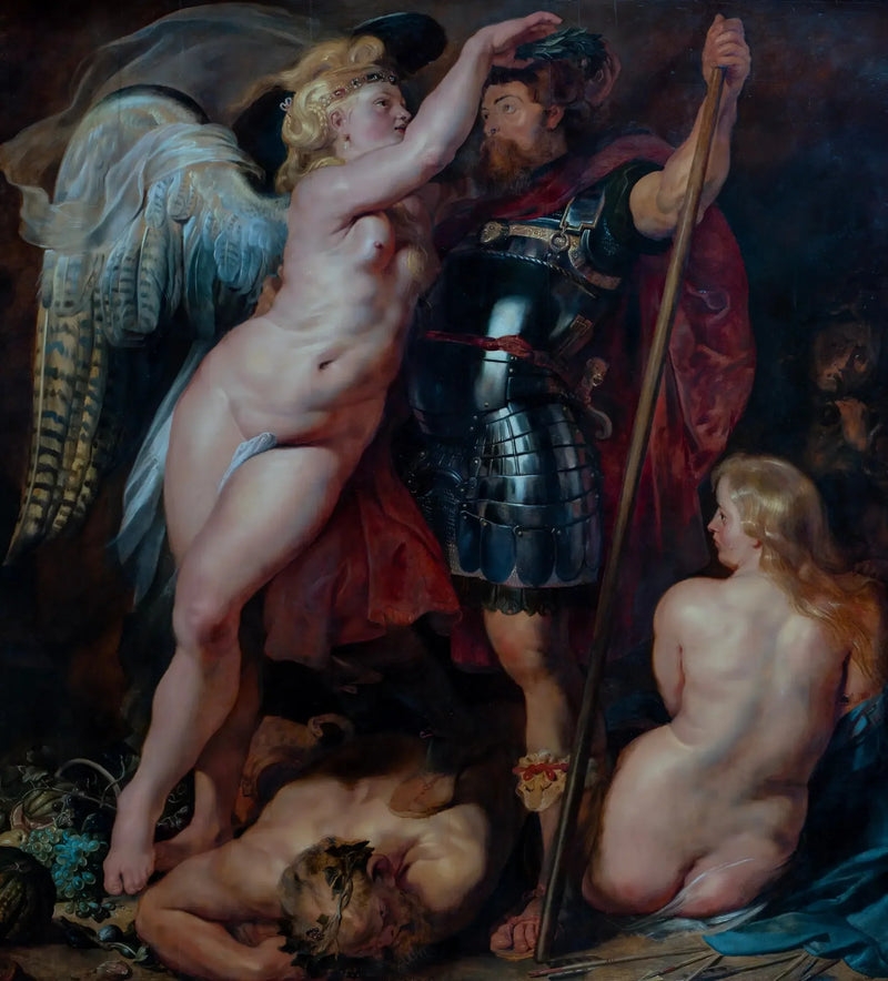 Krönung des Helden - Peter Paul Rubens