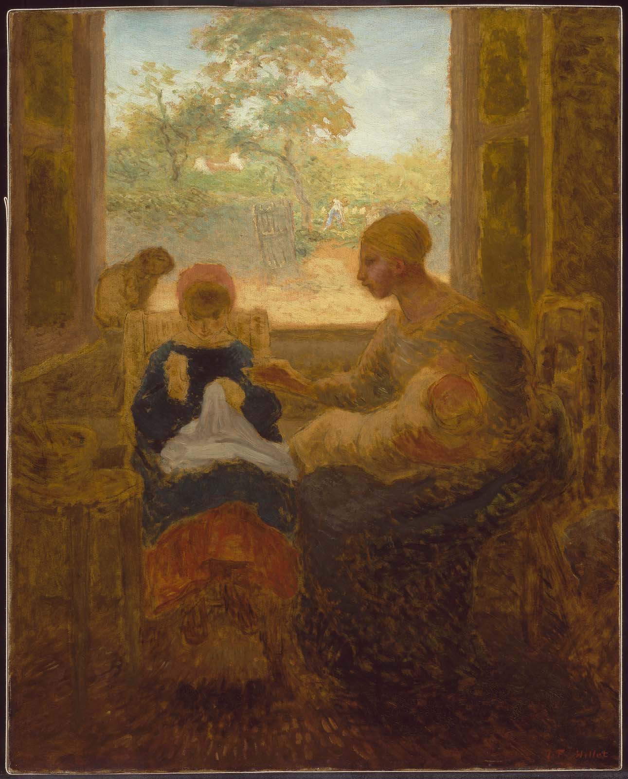 Nähkurs - Jean-François Millet