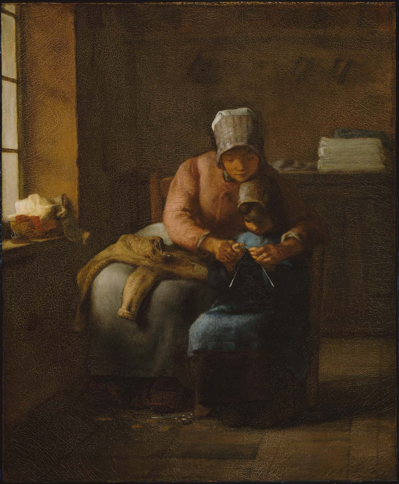 Strickkurs - Jean-François Millet
