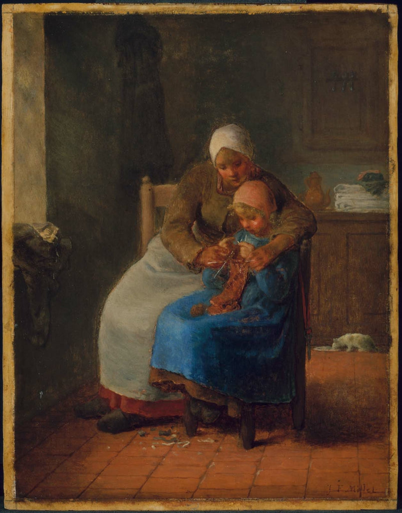 Strickkurs - Jean-François Millet