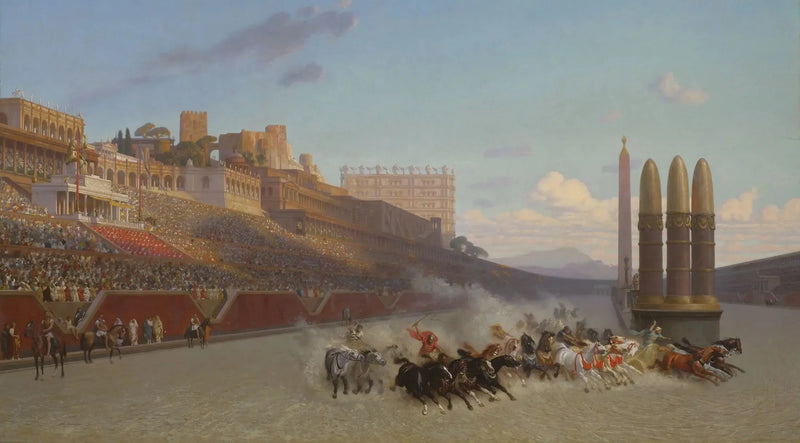 Wagenrennen - Jean-Léon Gérôme